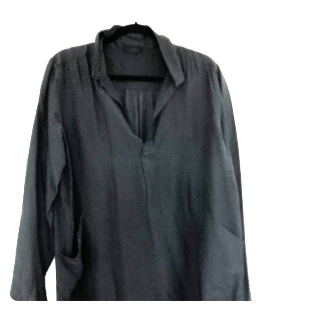 Ls silk black tunic